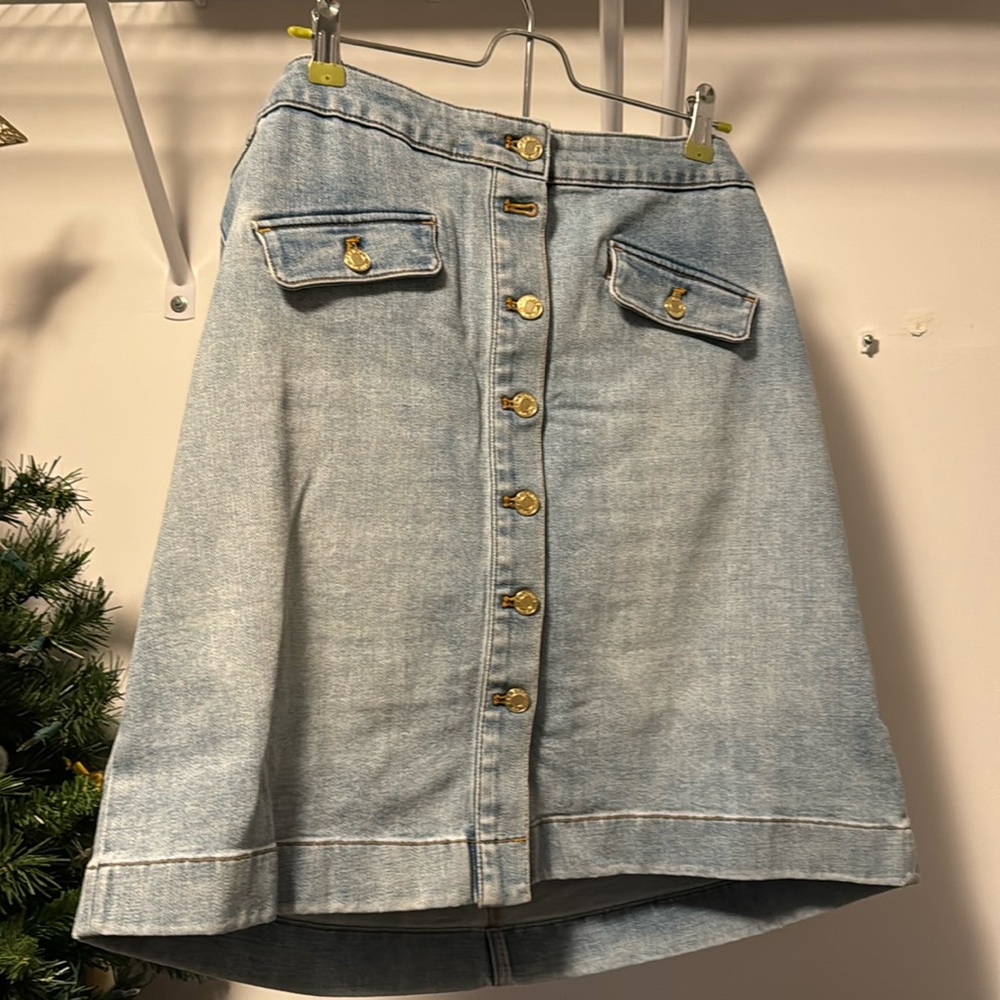 Talbots denim skirt